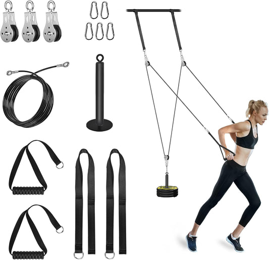 FitVibers Home Gym Cable Pulley System