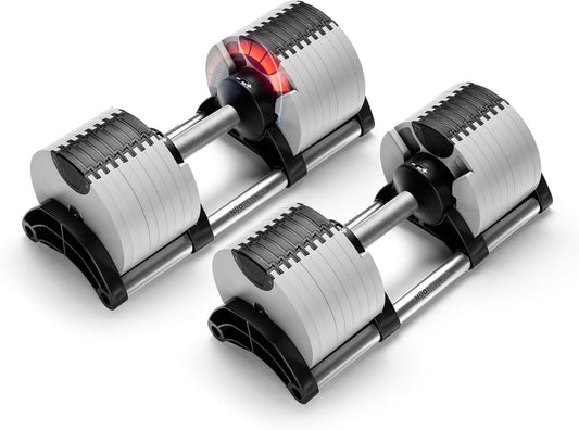FitVibers Pro Adjustable Dumbbell Set (5-52.5 lbs)